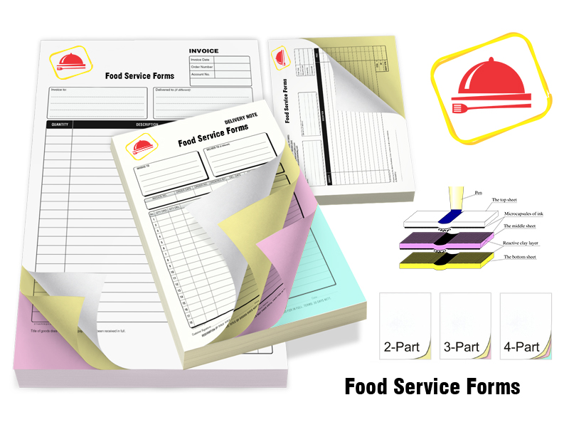 Food Service Forms printing Canada Food Service Forms printing Canada